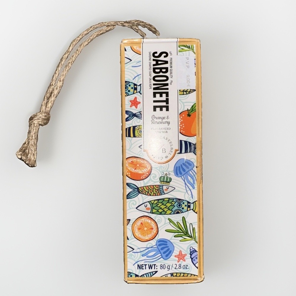 Castelbel, Sardine Orange & Rosemary Soap on a Rope Aromatic Fragrance 80g